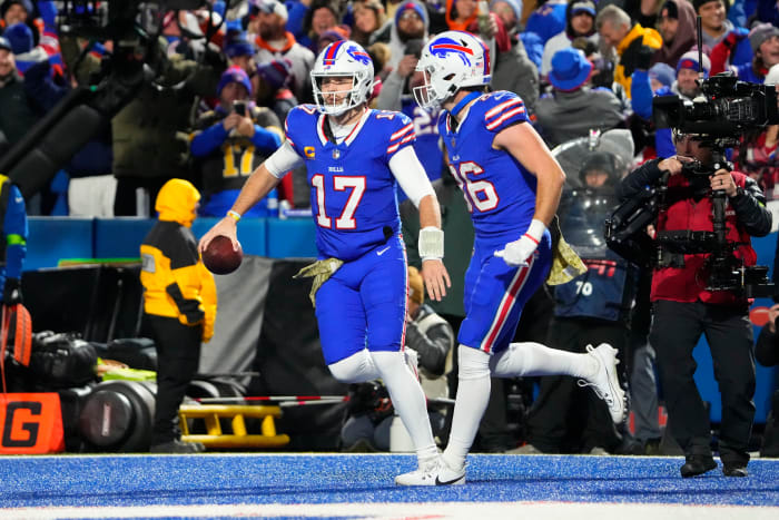 Josh Allen and Dalton Kincaid
